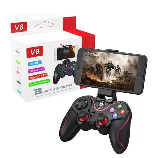 V8 Wireless Gaming Controller Gamepad for Android, Ios, Pc, Ps3