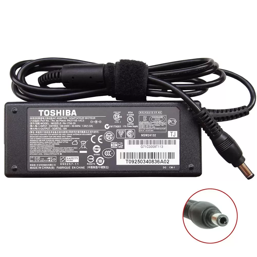 Toshiba Laptop Adapter Charger V19.5